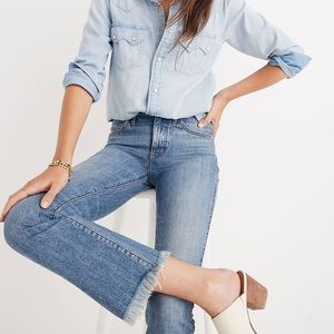 Madewell Cali Demi-Boot Jeans Size 29